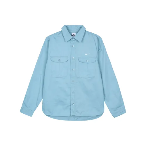 Nike Shirts Men Haze Blue