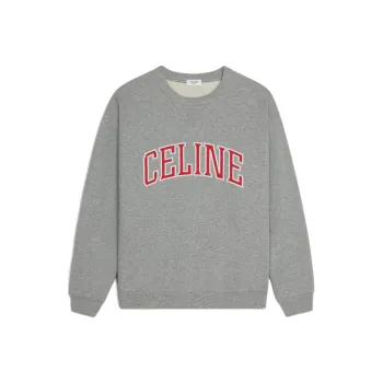 CELINE Loose Sweatshirt In Cotton Fleece