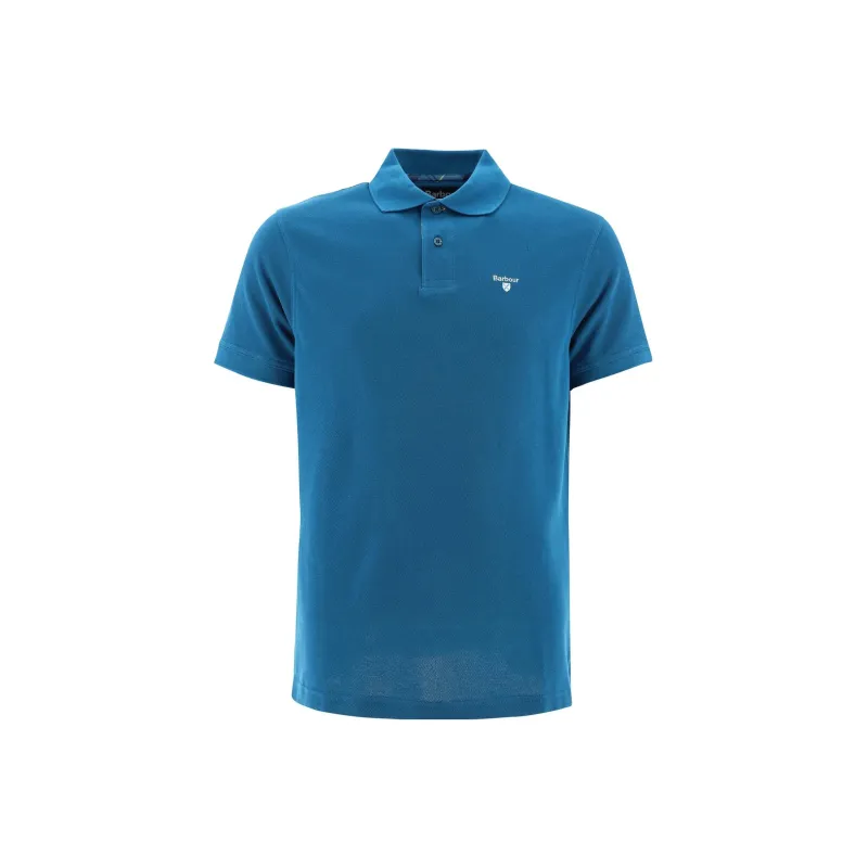 BARBOUR Logo Printed Short Sleeved Polo Shirt-0