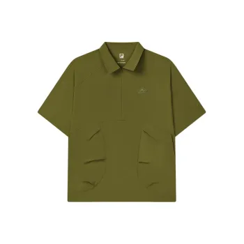FILA Fitness Series Polo Shirt Men's Dark Army Green