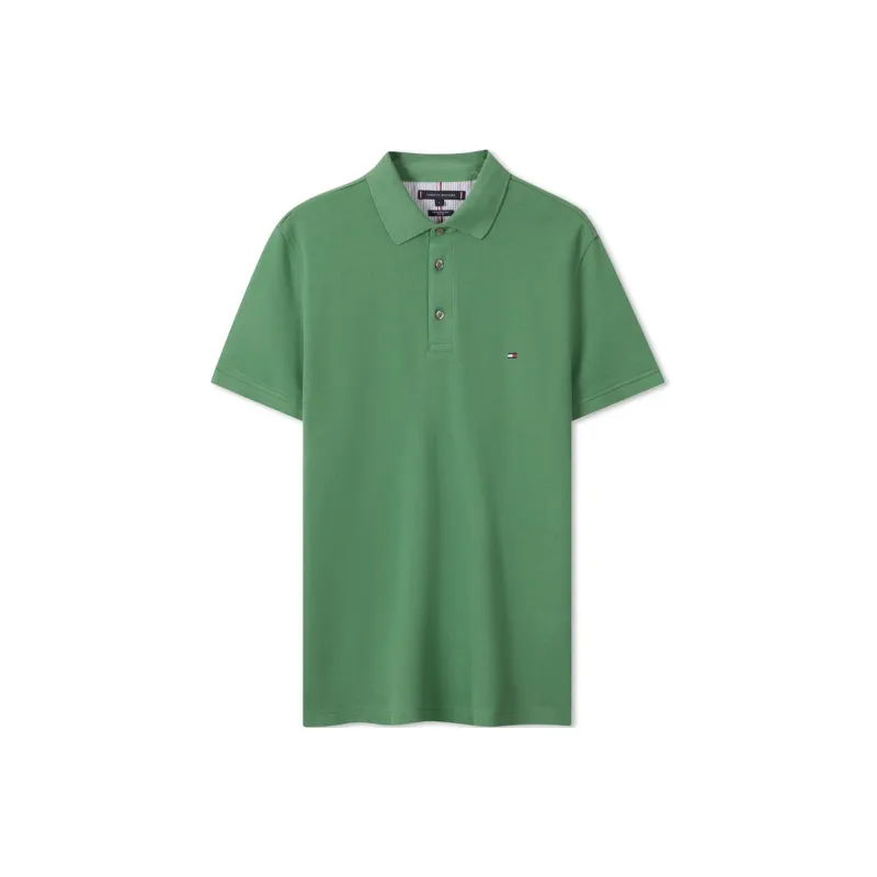 Tommy Hilfiger Logo embroidered Cotton Polo Shirt-34