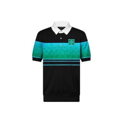 LOUIS VUITTON SS25 Polo Shirt Men's Black
