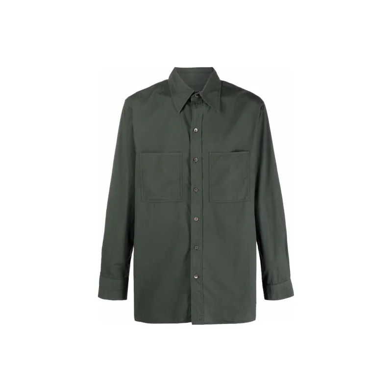 Lemaire Shirts Men Green-0