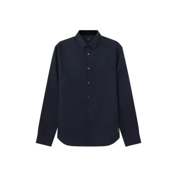 ARMANI EXCHANGEAE FW22 Shirt Men's Marine Blue