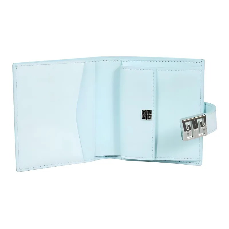Givenchy Sheepskin Wallet Women's Light Blue-2