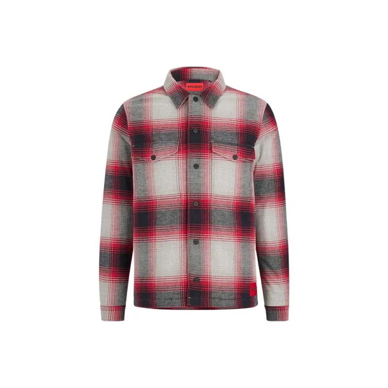 HUGO BOSS Shirts Men Red-0