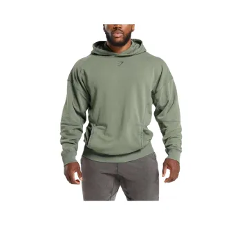 GYMSHARK HERITAGE Sweatshirt Men's Nightfall Green