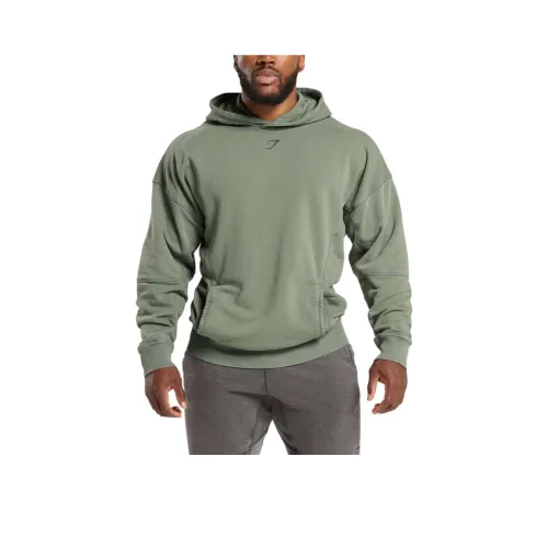 GYMSHARK HERITAGE Sweatshirt Men's Nightfall Green