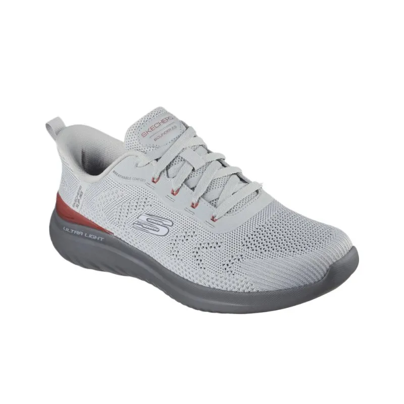 Skechers BOUNDER 2.0 Low Top Training Shoes Men's Gray-2