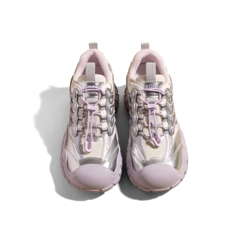 KODI Slip Resistant, Abrasion Resistant, Breathable Low Top Chunky Sneakers Women's-17