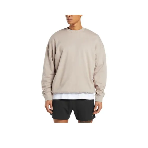 GYMSHARK REST DAY ESSENTIAL CREW Sweatshirt Men's Stone Pink