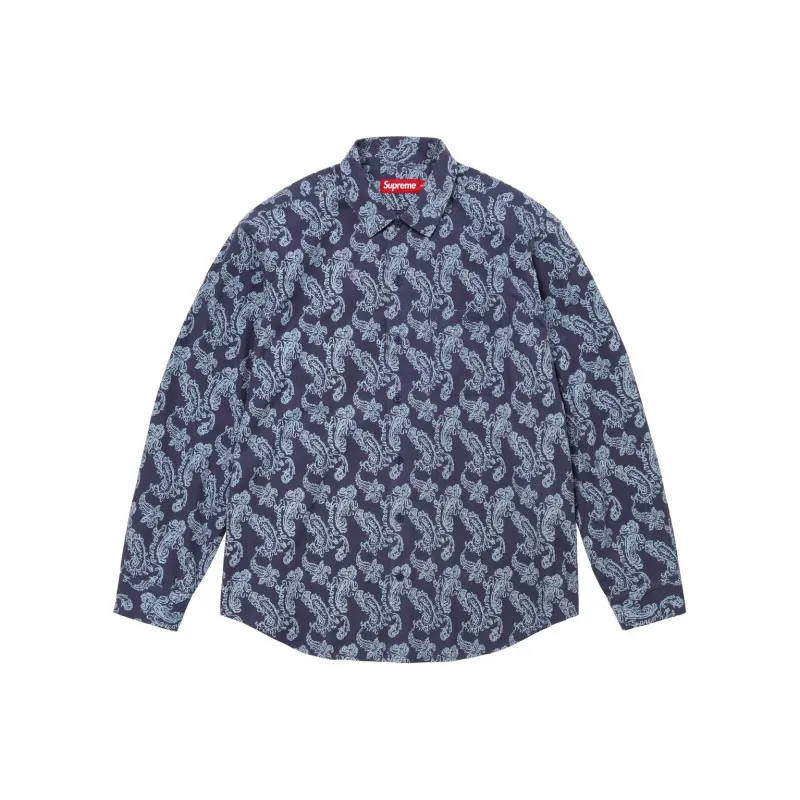 Supreme Paisley Flannel Shirt-2