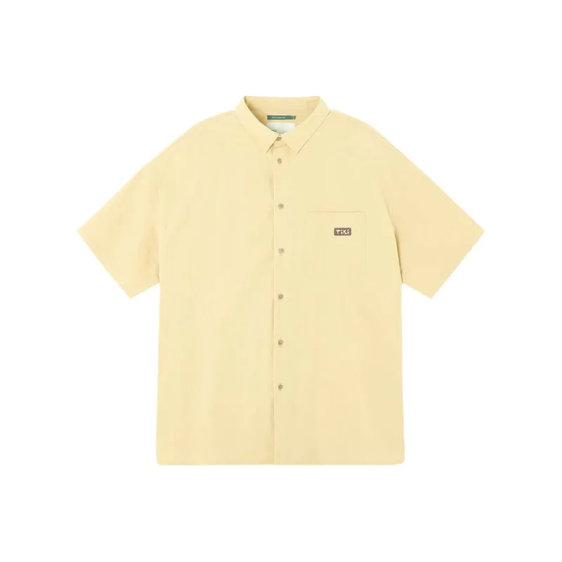 TIKIMOMOKA Solid Color Shirt Summer Unisex-0