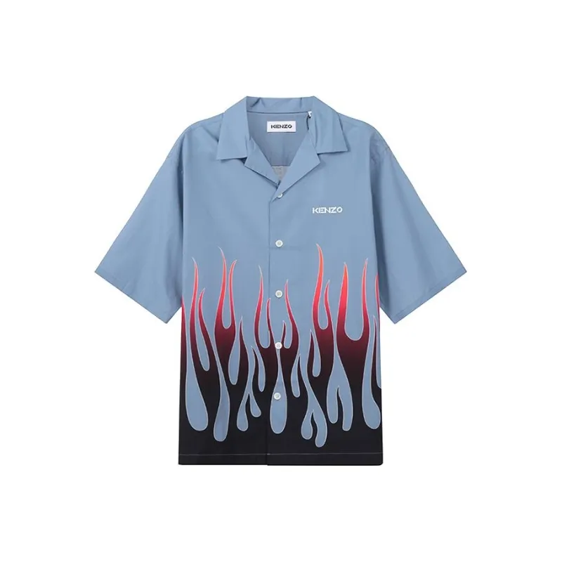 KENZO Shirts Men Dark Blue-0