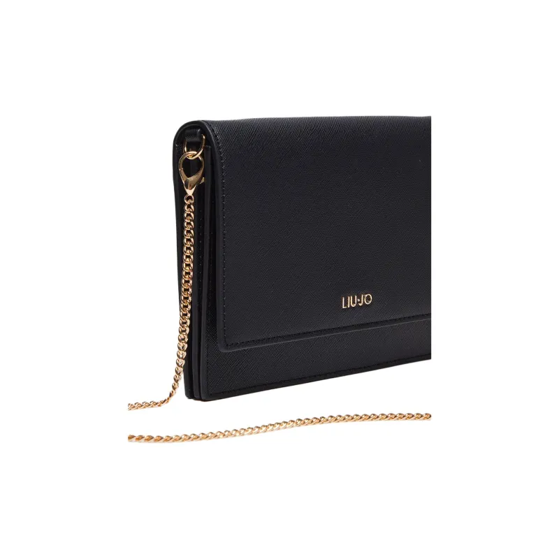 LIU·JO Logo Lettering Chain Linked Crossbody Bag-4