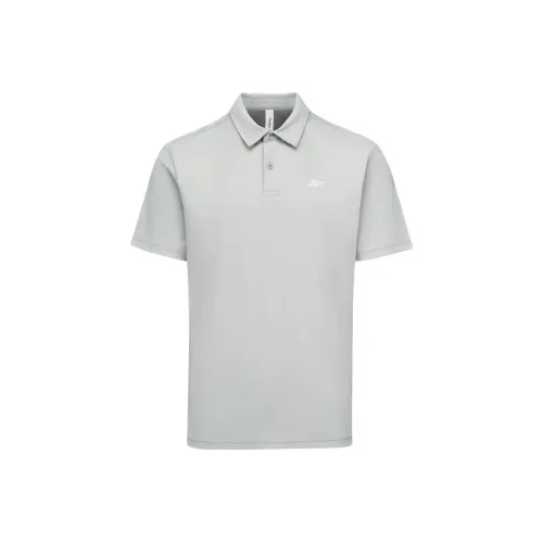 Reebok Polo Shirts Men Gray