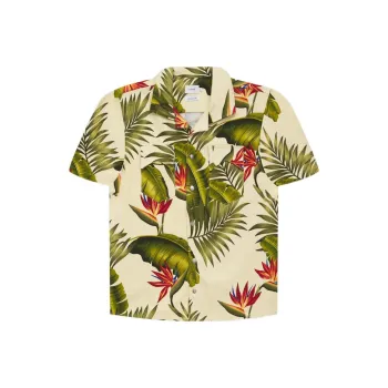 RHUDE Multi Snap Button Down Shirt