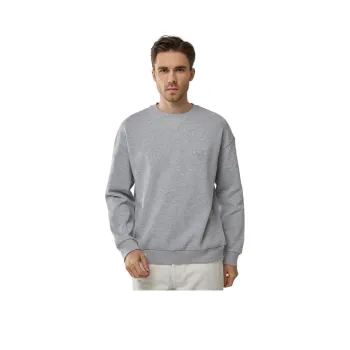 DANIEL HECHTER Sweatshirt Spring Fall Men's Heather Gray