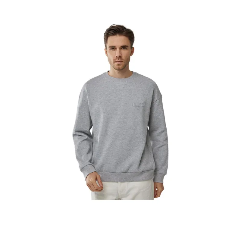 DANIEL HECHTER Sweatshirt Spring Fall Men's Heather Gray-0
