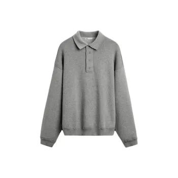 ZARA Polo Shirt Men's Zebra Print Gray