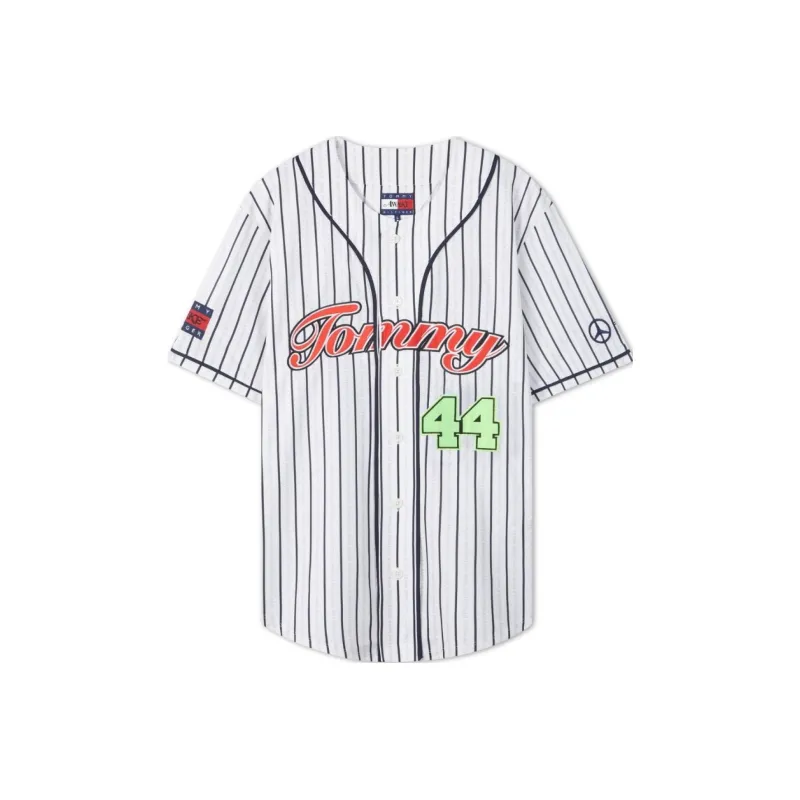 Tommy Hilfiger X Tommy X Mercedes AMG F1 Lewis Baseball Jersey-0