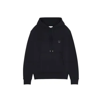Maison Kitsune Bold Fox Head Patch Drawstring Hoodie