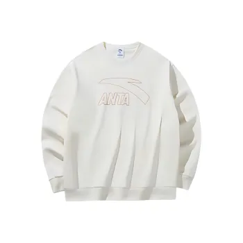 Anta Life Collection Sweatshirt Unisex Vanilla White