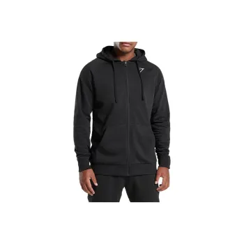 GYMSHARK CREST Sweatshirt Men's Black