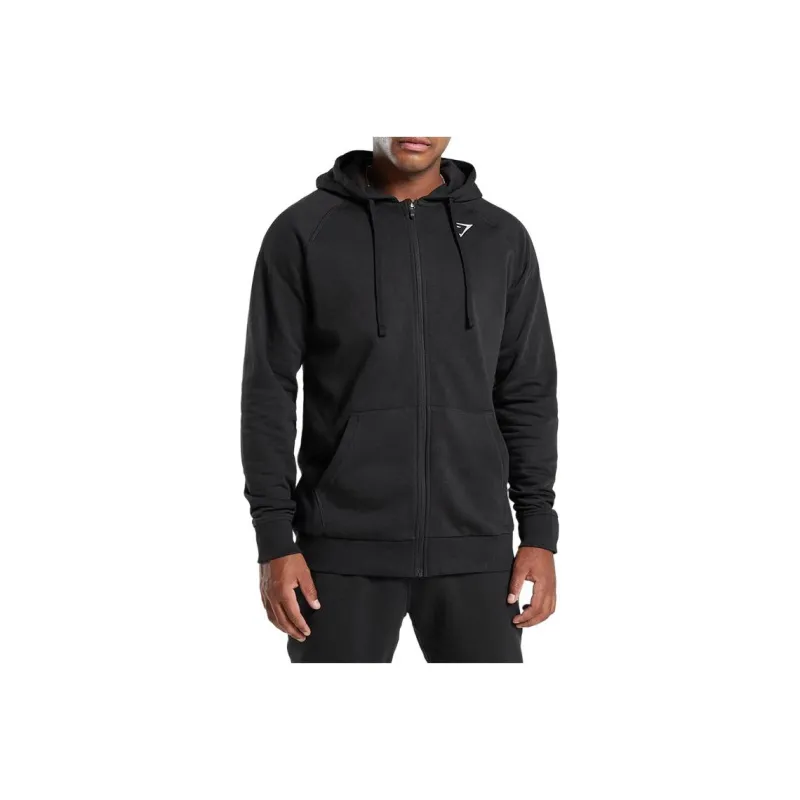 GYMSHARK CREST Sweatshirt Men's Black-0