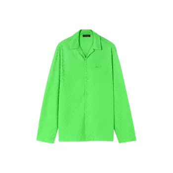 VERSACE SS23 Holiday Shirt Men's Green