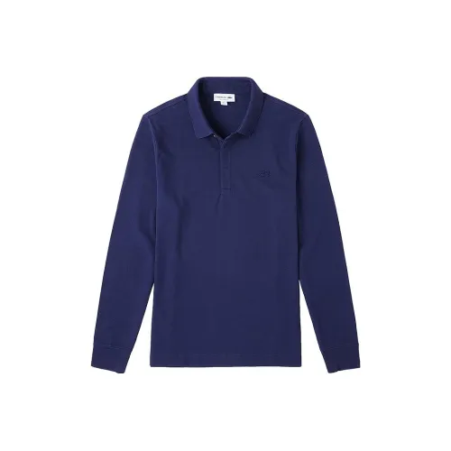 LACOSTE Polo Shirts Men Navy Blue