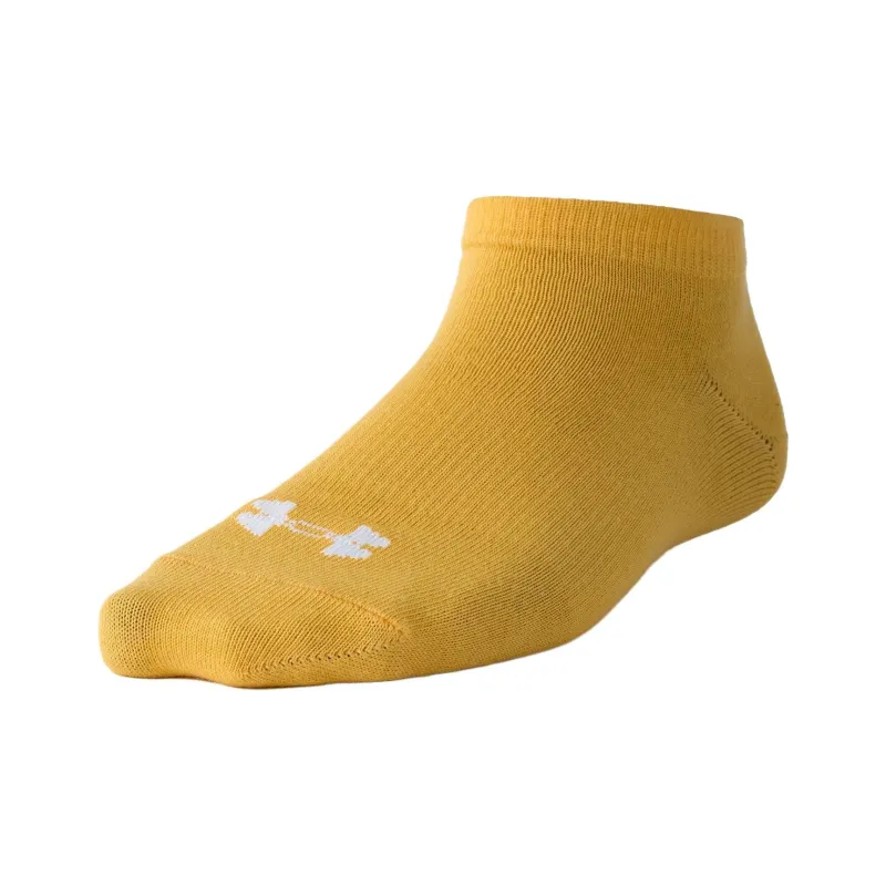 Under Armour SS15 Ankle Socks Women's 3 Pack Pink Green Yellow 494-2