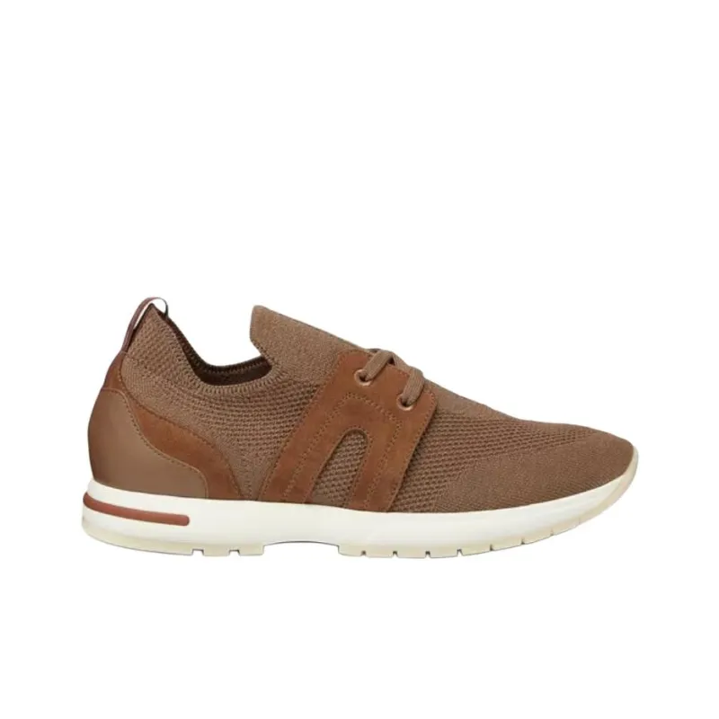 Loro Piana 360 LP Lady Flexy Walk Low Top Casual Shoes Women's Brown-1