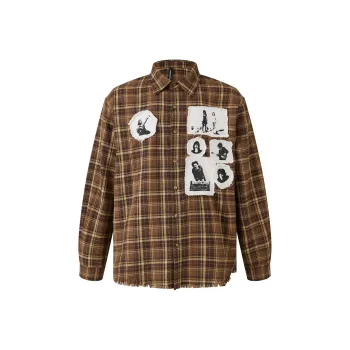 PEDLOR Shirts Men Brown