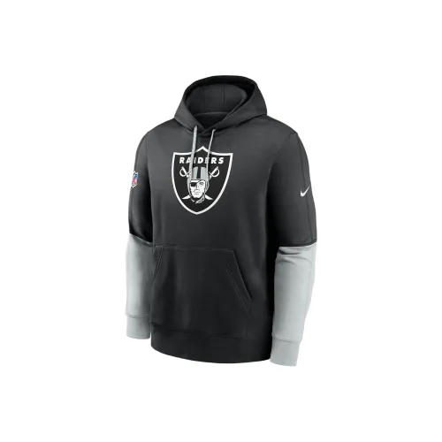 nike retailers Las Vegas Raiders Sideline Team Issue Club Men's nike retailers Nfl Pullover Hoodie