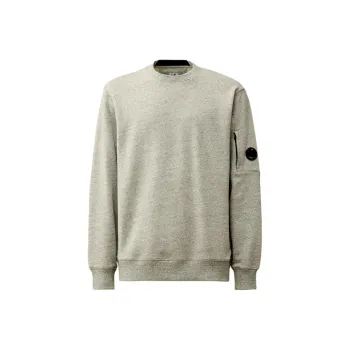 C.P.Company Diagonal Raised Fleece Crewneck Lens Sweatshirt