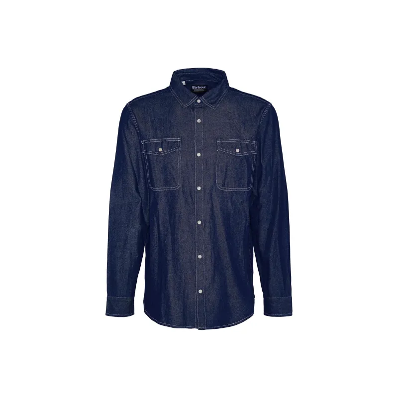 BARBOUR Shirts Men Indigo-0