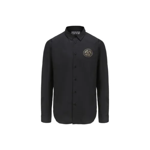 VERSACE JEANS COUTURE Logo Detailed Button Up Shirt