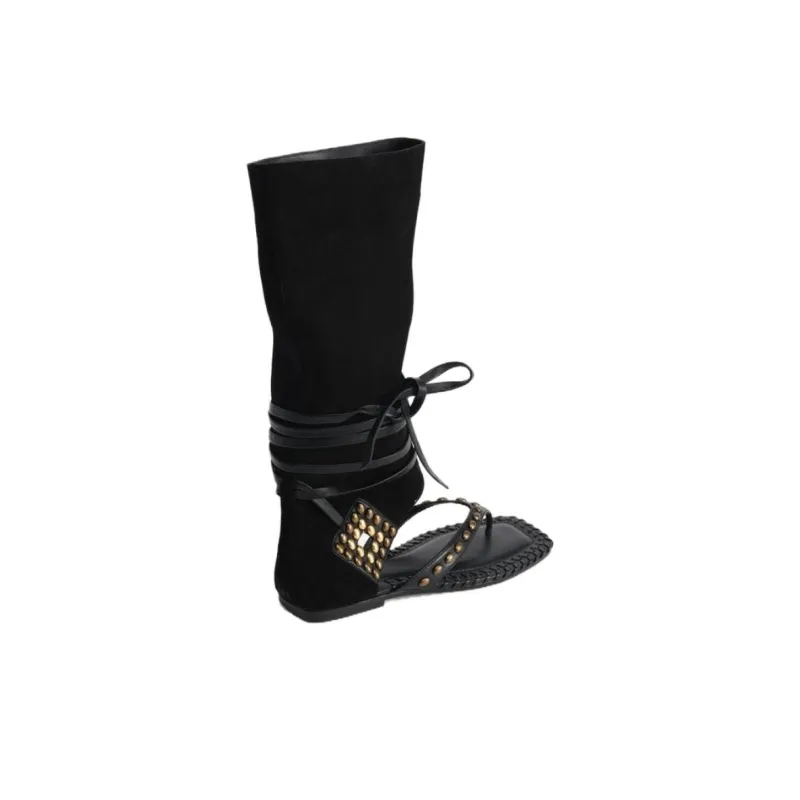 ZARA LIMITED EDITION Roman Sandals Women's Black-3