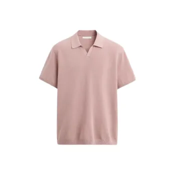 ZARA Polo Shirts Men Pink
