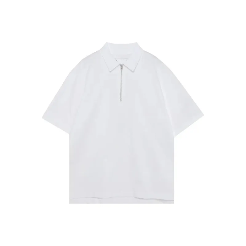 Sacai Jersey Polo Shirt-0