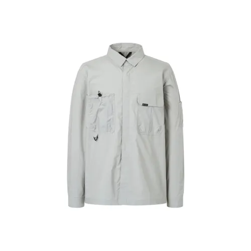 Columbia Shirts Men Gray
