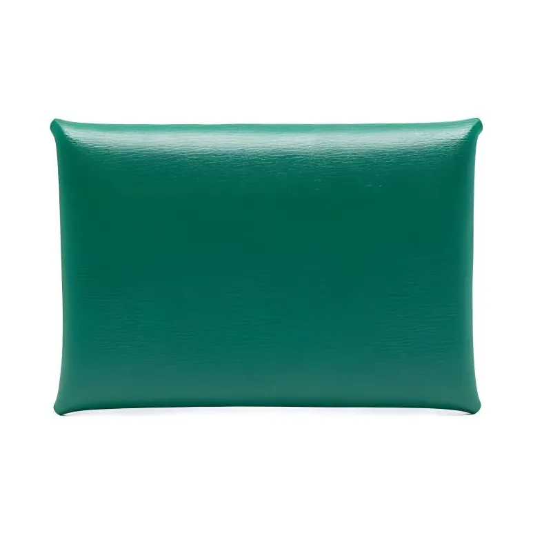 JIL SANDER Leather Coin Purse Women's Green-1
