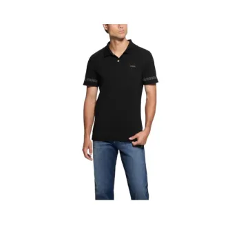 GUESS Polo Shirts Men Black