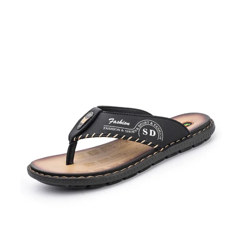 Shiozawa Stitching Abrasion Resistant Flip Flops Men's-5