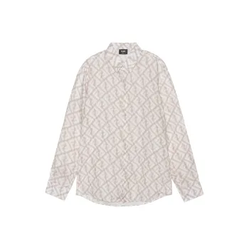 FENDI Shirts Men Beige