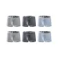 6 Pack (Dark Gray 2+Light Gray 2+Gray Blue 2)