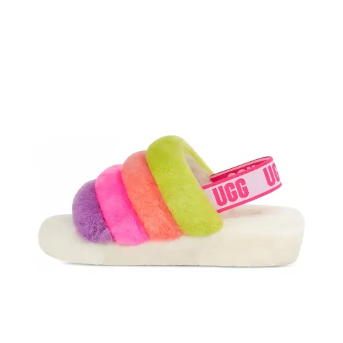 UGG FLUFF YEAH Stylish Sandals Women's White