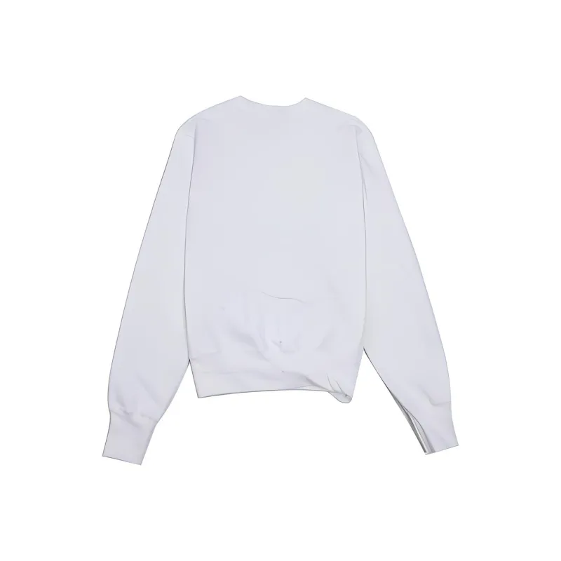 Champion Crew Neck Regular Sweatshirt US Version Unisex White-1