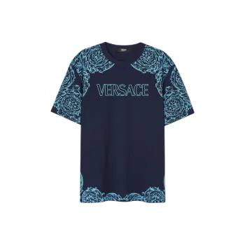 VERSACE T Shirts Men Blue